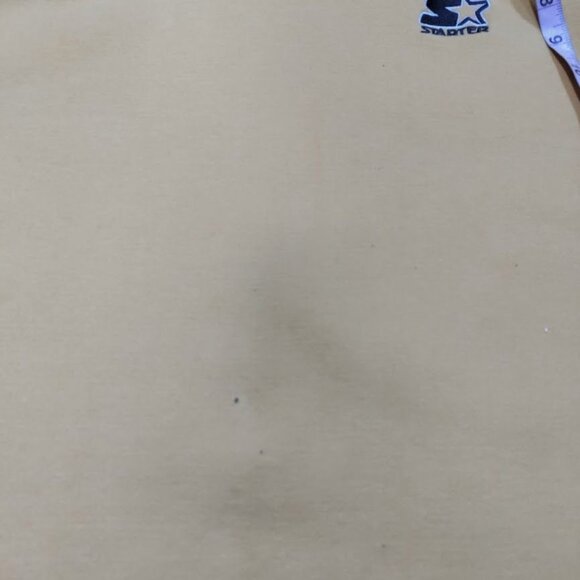 Starter Men's Cozy Stylish Yellow Crewneck Pullover Sweatshirt Size Large - Picture 7 of 10